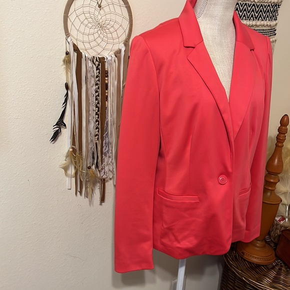 Pink Women’s Blazer Jacket by 212 Collection/ Medium - Picture 2 of 9